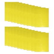 Tissouoy Sticky Traps - 20 Pieces Fly Paper Stickers for Indoor House Plant Gnat Control